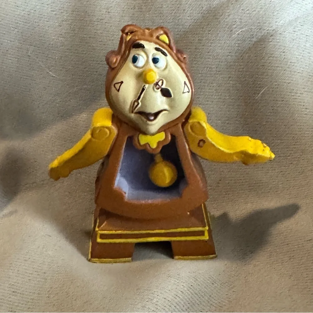 VTG Disney Just Toys The Beauty & The Beast Bendable Figures lot 5 1990s Heavy - Picture 4 of 12